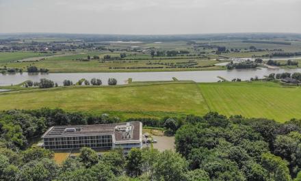Meeting location in Wageningen, view on "Nederrijn"